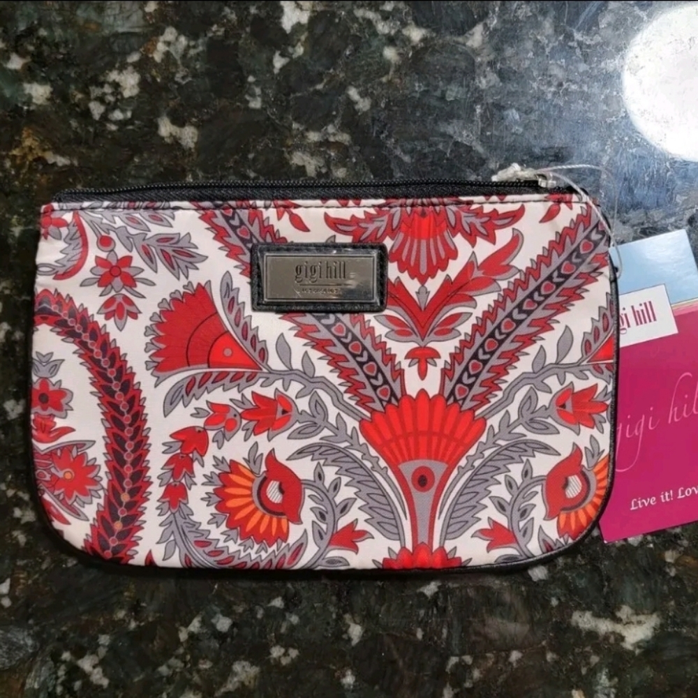 Gigi Hill Los Angeles Wristlet Wallet Scarlett Floral